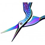 Acronde 2PCS Vintage Stork Shape Sewing Scissors Stainless Steel Tailor Scissors Sharp Sewing Shears for Embroidery, Sewing, Craft, Art Work & Everyday Use (Gold)