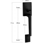 Berlin Modisch Single Cylinder HandleSet with Lever Door Handle (for Entrance and Front Door) Reversible for Right and Left Handed and a Single Cylinder deadbolt Handle Set Iron Black Finish Berlin Modisch Single Cylinder HandleSet with Lever Door Handle (for Entrance and Front Door) Reversible for Right and Left Handed and a Single Cylinder deadbolt Handle Set Iron Black Finish